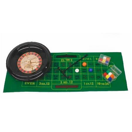 Ruleta de plástico 12 con paño y fichas